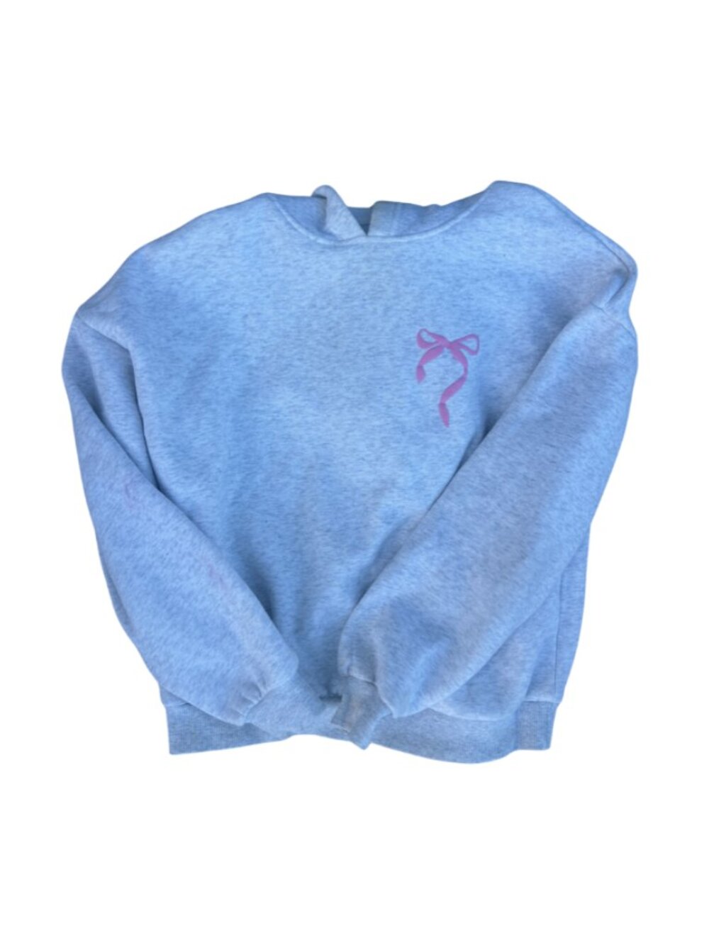 Edikted Sasha Bow Detail Hoodie - Long Sleeve Sweatshirt